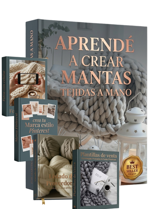 Mantas tejidas a mano